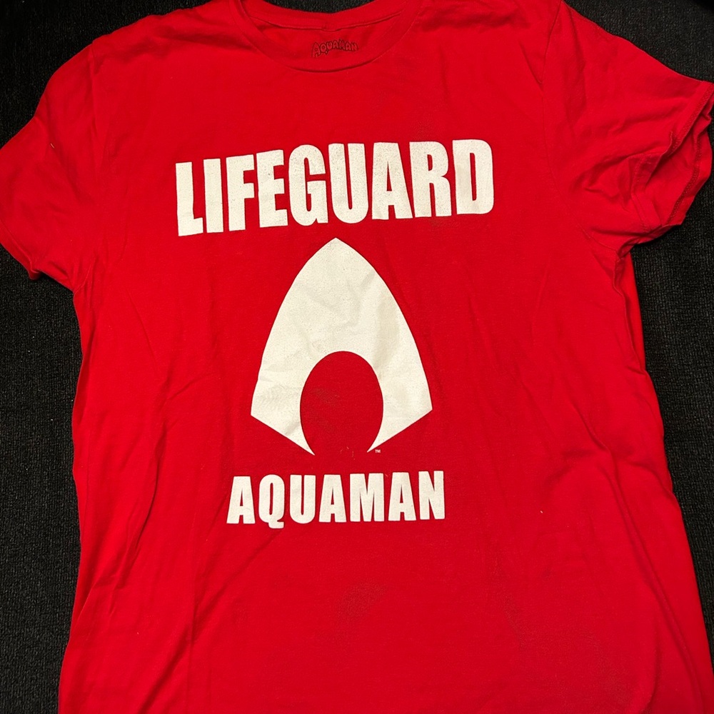 Red Lifeguard Aquaman T-Shirt